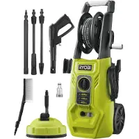 Ryobi RY140PWA högtryckstvätt 140 bar 1800 W för terrass och fordon