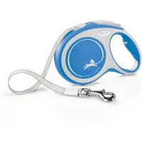 Flexi New Comfort L Tape 8 m Blå Hund Flexibelt Hundkoppel