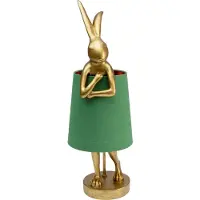 Kare Bordslampa Animal Rabbit, Mässing / guld, Vardagsrum / matsal, Syntetmaterial, Design, Bordslampa