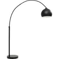 Kare Lounge Small Deal Eco båglampa, svart, Svart, Vardagsrum / matsal, Metall, Design, Golvlampa