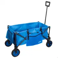 Aktive Multi-purpose Fällbar Strandvagn - Blå och Svart, 88 x 47 x 53 cm