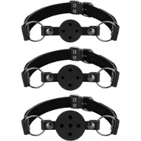 Bedroom Fantasies - munbollset - 3-pack - svart