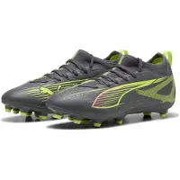 Puma Fotbollsskor - Ultra 5 Match FG/AG Jr - Silver Yellow/Ålder - - 38,5 - Fotbollsskor