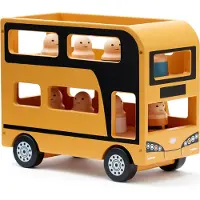 Kids Concept Aiden Buss - Leksaker Plywood Gul