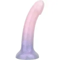 EasyToys Mermaid - dildo med glitter - silikon rosa 19cm