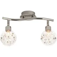 Brilliant Taklampa Joya, dimbar, Förkromad / silver, Vardagsrum / matsal, Metall, Modern, Taklampa