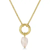 Edblad Beach crystal halsband gold 127950