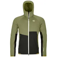 Ortovox Fleece Rib Hoody - Merino Fleecejacka - Herr Wild Herbs XL