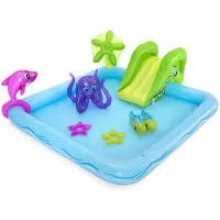 Bestway Uppblåsbart Barnpool m. Rutschkana - Fantastiskt akvariu - - One Size - Barnpool