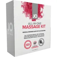 System Jo Allt-i-ett - Uppvärmande massageset (3 delar)