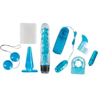 You2Toys - vibratorpaket - 8-delars set - blå