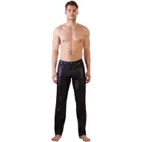 NEK - leggings - glanseffekt - svart - L