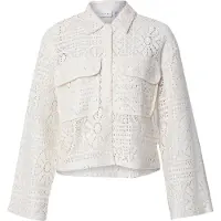 Vila Merinda Crochet Skjorta Med Långa ärmar