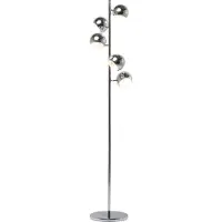 Kare Golvlampa Calotta, Förkromad / silver, Vardagsrum / matsal, Metall, Modern, Golvlampa
