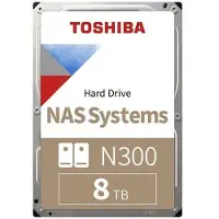 Toshiba N300 NAS - Hårddisk - 8 TB - inbyggd - 3.5 - SATA 6Gb/s - 7200 rpm - buffert: 512 MB