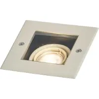 QAZQA Modern markspotlight beige GU10 50mm roterbar och lutbar IP65 - Oneon