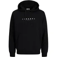 JJ REBEL Sweatshirt 'JREBROCKY' svart / vit