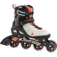 Rollerblade Rullskridskor - Macroblade - 80 W - Grå/Coral - Inli - - 38,5 - Rullskridskor