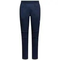 La Sportiva - Klätterkläder - Roots Pants M Night Sky/Chalk för Unisex - Storlek L - Marinblå