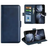 Mtp Products Asus Zenfone 12 Ultra plånboksfodral med magnetisk stängning - kalvstruktur - blå
