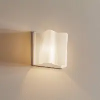 Artemide Design vägglampa Logico Micro, dimbar, Vitt / opal, Vardagsrum / matsal, Glas, Design, Vägglampa, vägglampa inomhus