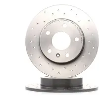 Brembo Bromsskiva 0876271X bak, perforerad, perforerad, full, 1 Stycke