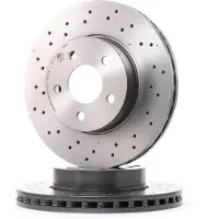 Brembo Bromsskiva 09A61351 fram, ventilerad, höggradigt förkolnad, 1 Stycke