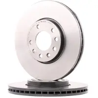 Brembo Bromsskiva 9699711 fram, ventilerad, höggradigt förkolnad, 1 Stycke