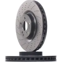 Brembo Bromsskiva 09A81911 fram, ventilerad, höggradigt förkolnad, 1 Stycke