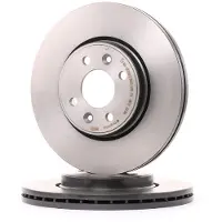 Brembo Bromsskiva 9813721 fram, ventilerad, höggradigt förkolnad, 1 Stycke