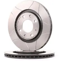 Brembo Bromsskiva Max 09.4987.76, fram, slits, ventilerad, 1 Stycke