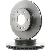 Brembo Bromsskiva 9950811 fram, ventilerad, höggradigt förkolnad, 1 Stycke