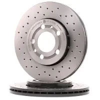 Brembo Bromsskiva 0970111X fram, perforerad, ventilerad, perforerad, 1 Stycke