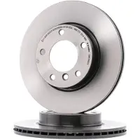 Brembo Bromsskiva 9539031 fram, ventilerad, höggradigt förkolnad, 1 Stycke