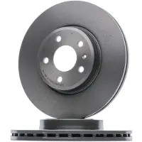 Brembo Bromsskiva 09A82011 fram, ventilerad, höggradigt förkolnad, 1 Stycke