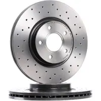 Brembo Bromsskiva 0994681X fram, perforerad, ventilerad, perforerad, 1 Stycke