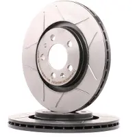 Brembo Bromsskiva Max 09.7012.75, fram, slits, ventilerad, 1 Stycke