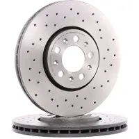 Brembo Bromsskiva 0970102X fram, perforerad, ventilerad, perforerad, 1 Stycke