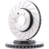 Brembo Bromsskiva 09B43651 fram, ventilerad, höggradigt förkolnad, 1 Stycke