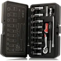 YATO Verktygspaket YT-14451; 1/4''; 23 st.