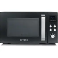 Severin MW 7752 - Mikrovågsugn med konvektion och grill - 23 liter - 900 W - svart
