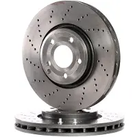 Brembo Bromsskiva 09B74251 fram, ventilerad, höggradigt förkolnad, 1 Stycke