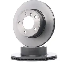 Brembo Bromsskiva 9975021 fram, ventilerad, höggradigt förkolnad, 1 Stycke