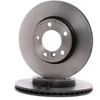Brembo Bromsskiva 09B64511 fram, ventilerad, höggradigt förkolnad, 1 Stycke