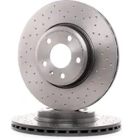 Brembo Bromsskiva 09A8201X fram, perforerad, ventilerad, perforerad, 1 Stycke