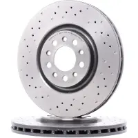 Brembo Bromsskiva 0993652X fram, perforerad, ventilerad, perforerad, 1 Stycke