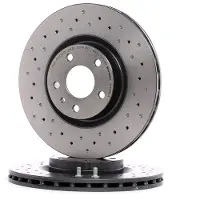 Brembo Bromsskiva 0949392X fram, perforerad, ventilerad, perforerad, 1 Stycke