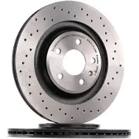 Brembo Bromsskiva 09B0401X bak, perforerad, ventilerad, perforerad, 1 Stycke