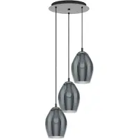 Stars of Light Taklampa , Estanys, dimbara, Svart, Matsal, Glas, Modern