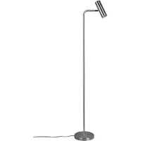 TRIO Lighting Golvlampa Marley, Aluminium / grå / zink, Vardagsrum / matsal, Metall, Modern, Golvlampa